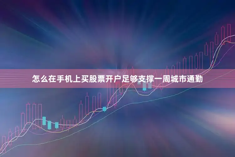 怎么在手机上买股票开户足够支撑一周城市通勤